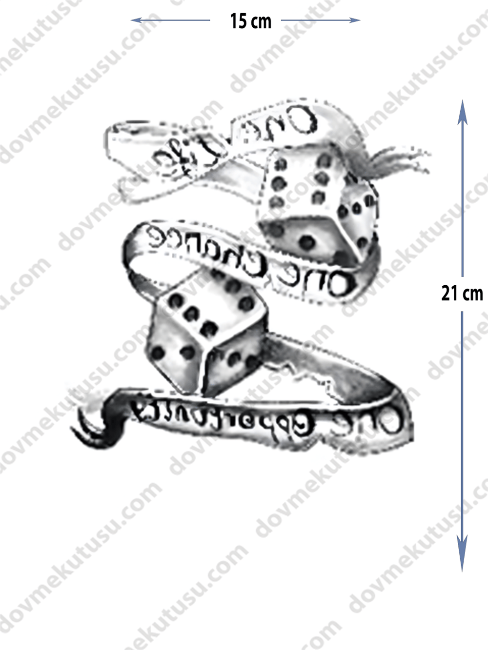 Geçici Dövme | İkili Zar Tasarımı – Şansın ve Riski Gösteren Simge