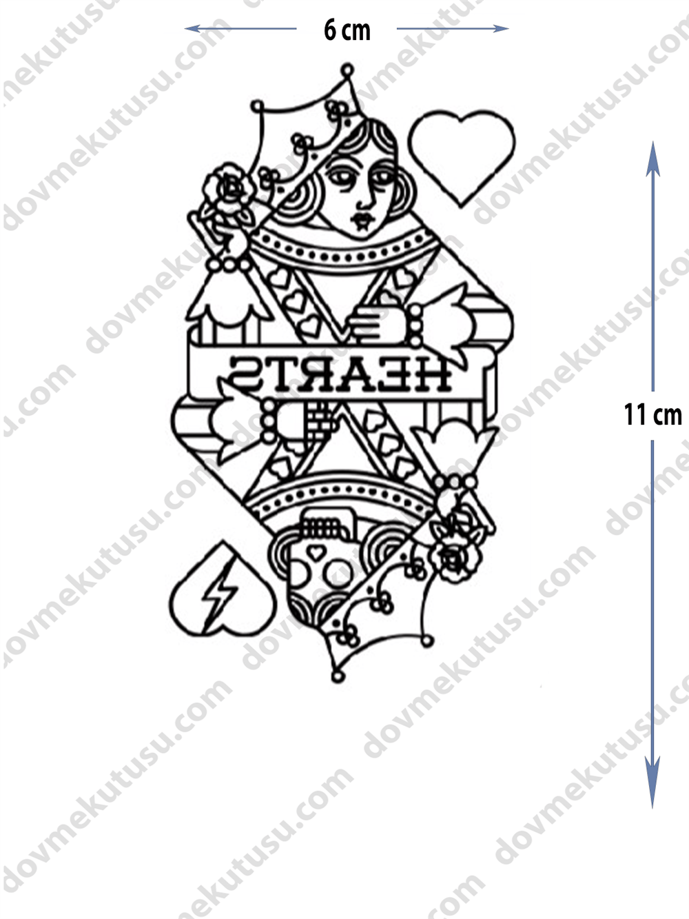 Geçici Dövme | Kupa Krallığı: Güç ve Kraliyet