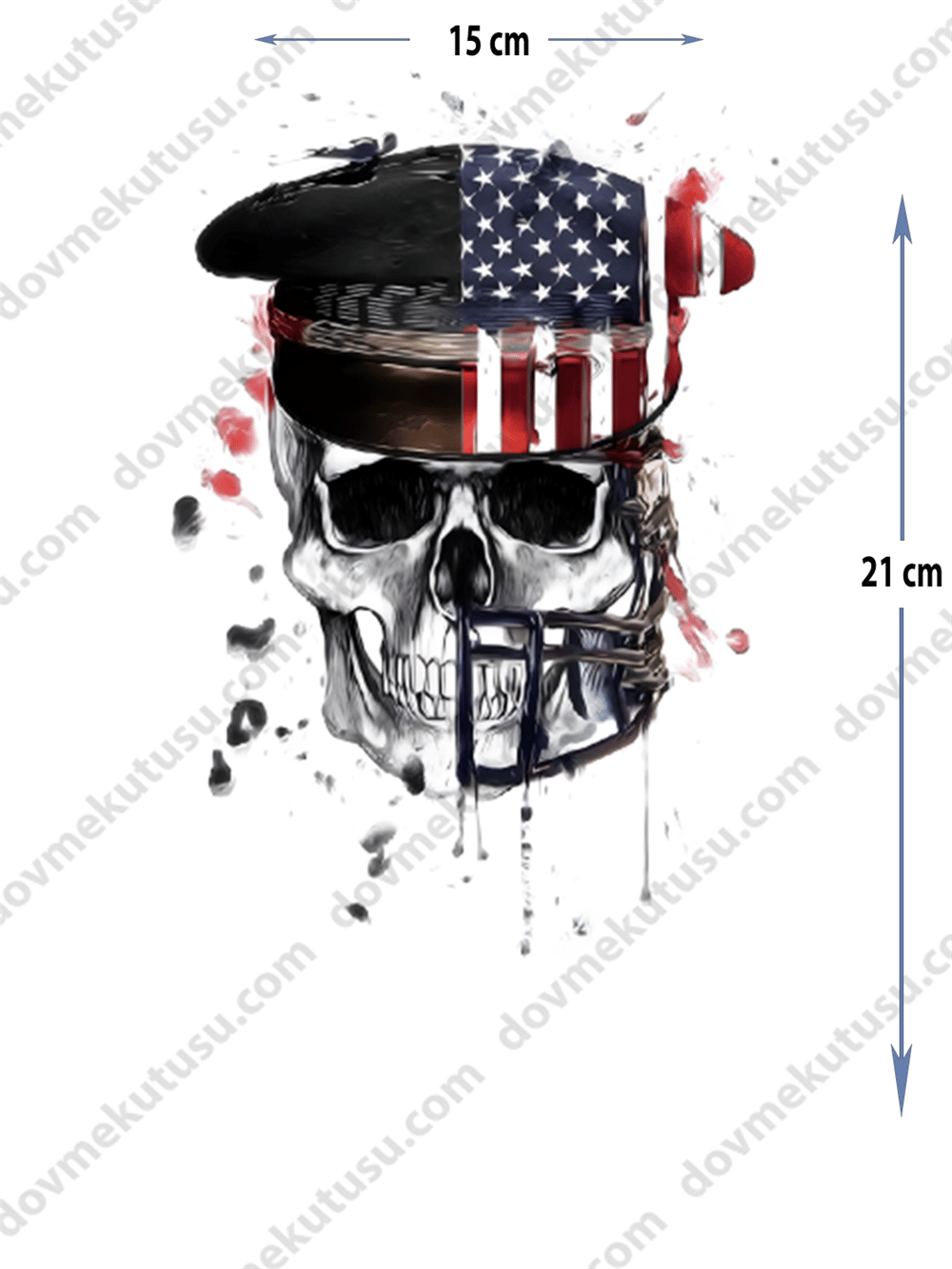 Geçici Dövme | Kuru Kafa ve Şapka Tasarımı – Vahşi Tarzınızı Yansıtın