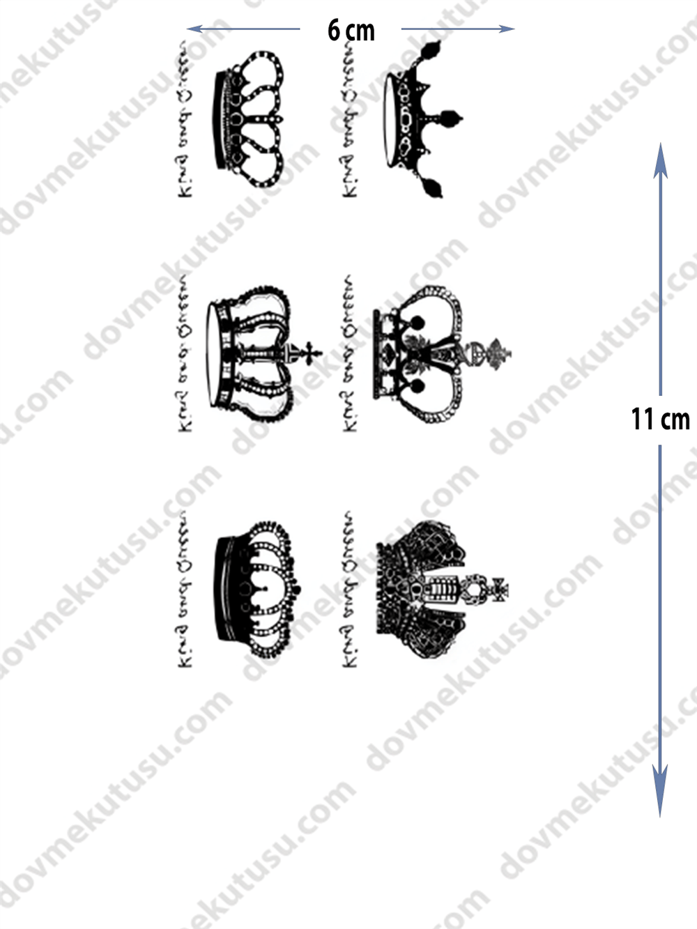 Geçici Dövme | Taç Parmak Dövmesi: Zarafet ve Asaletin Simgesi