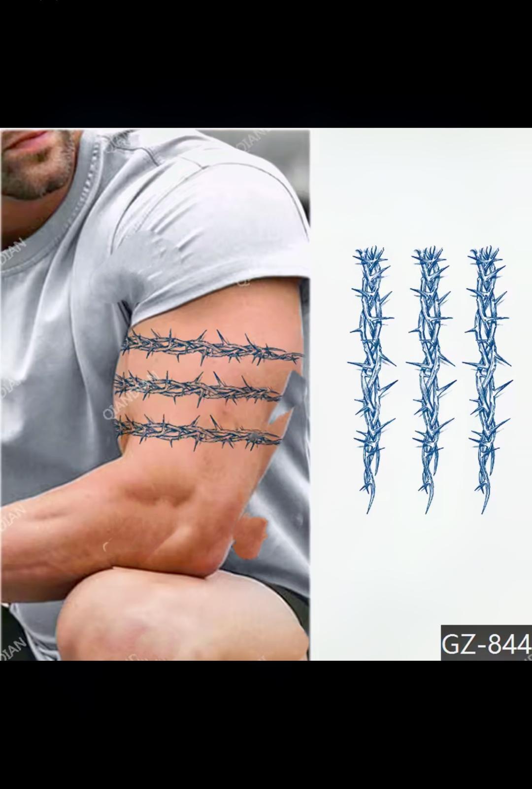 Kadın bacak ve Erkek kol için dikenli model 