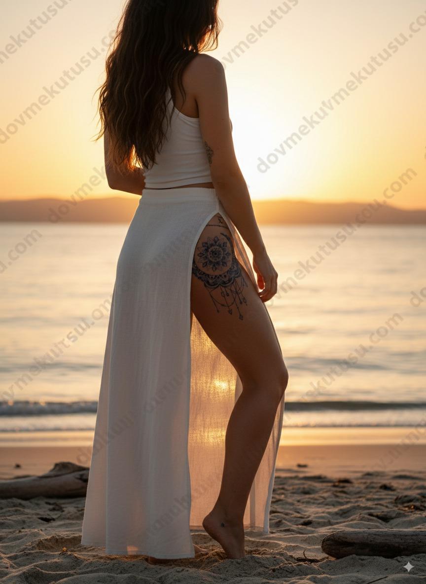 mandala figür yarı kalıcı ORTA BOY DÖVME 