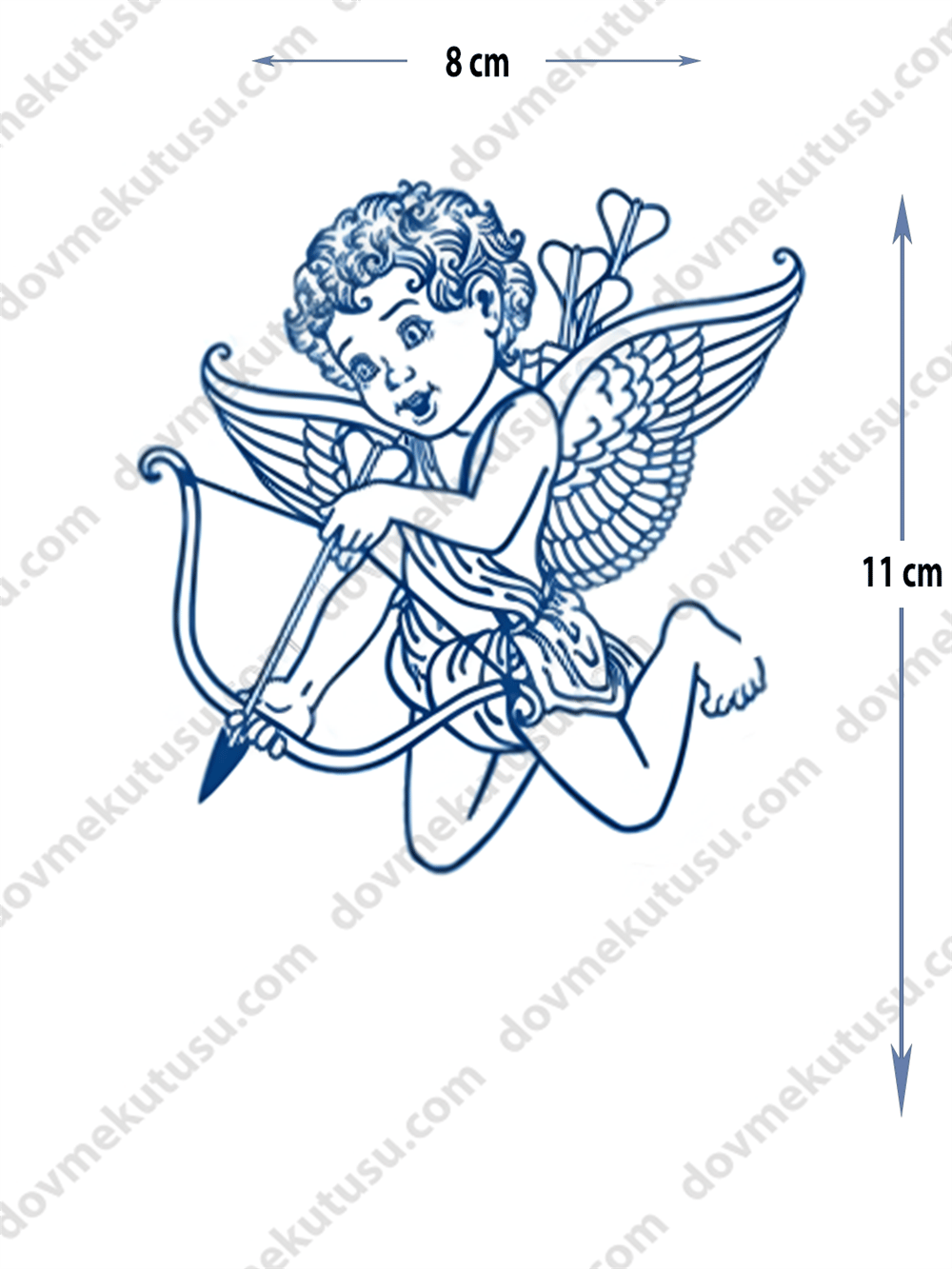Yarı Kalıcı aşk romantik sevgi tutku dövmesi 