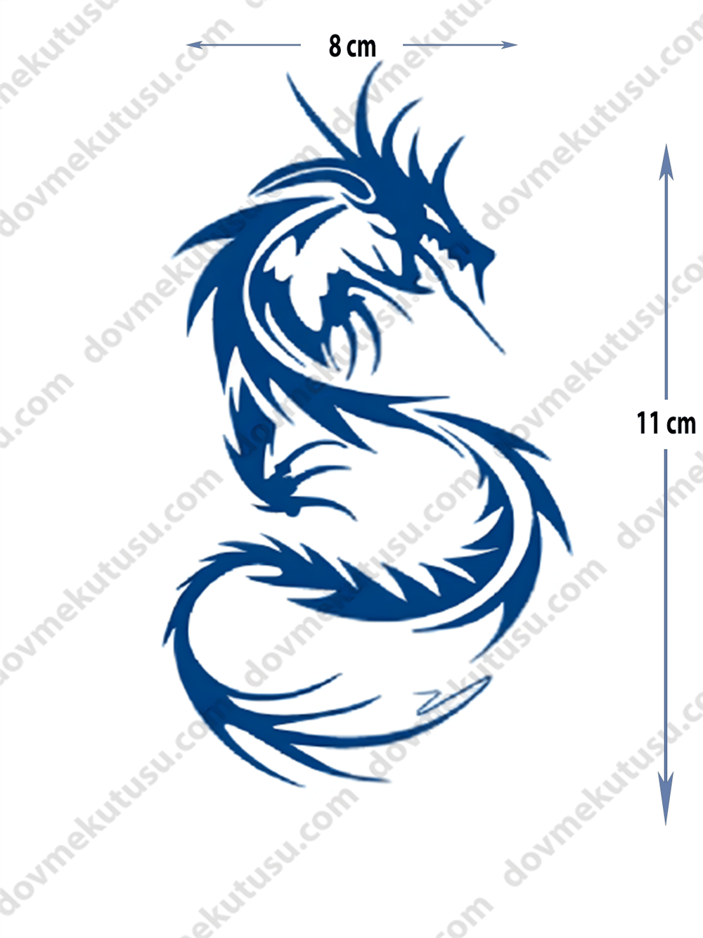 Yarı Kalıcı Ejderha Motifi Dövme – Güç, Bilgelik ve Efsanenin Sembolü!