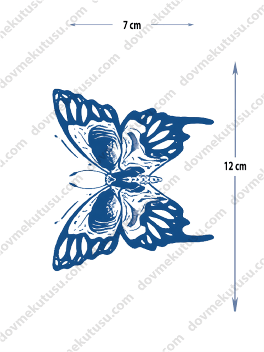 Yarı Kalıcı Küçük Boy Kelebek Figürlü Dövme 