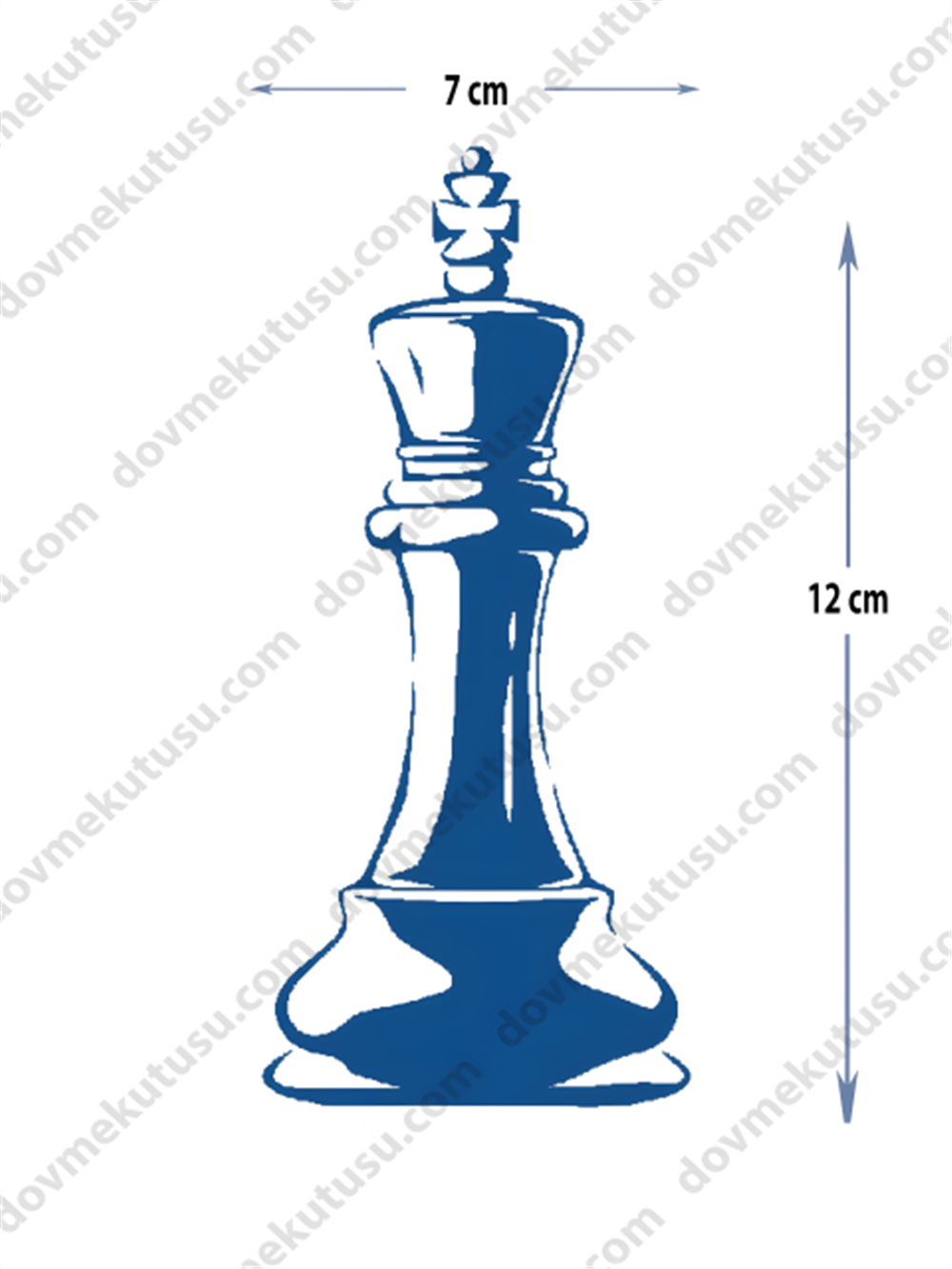 Yarı Kalıcı Küçük Boy Kral Sembolu Dövmesi 