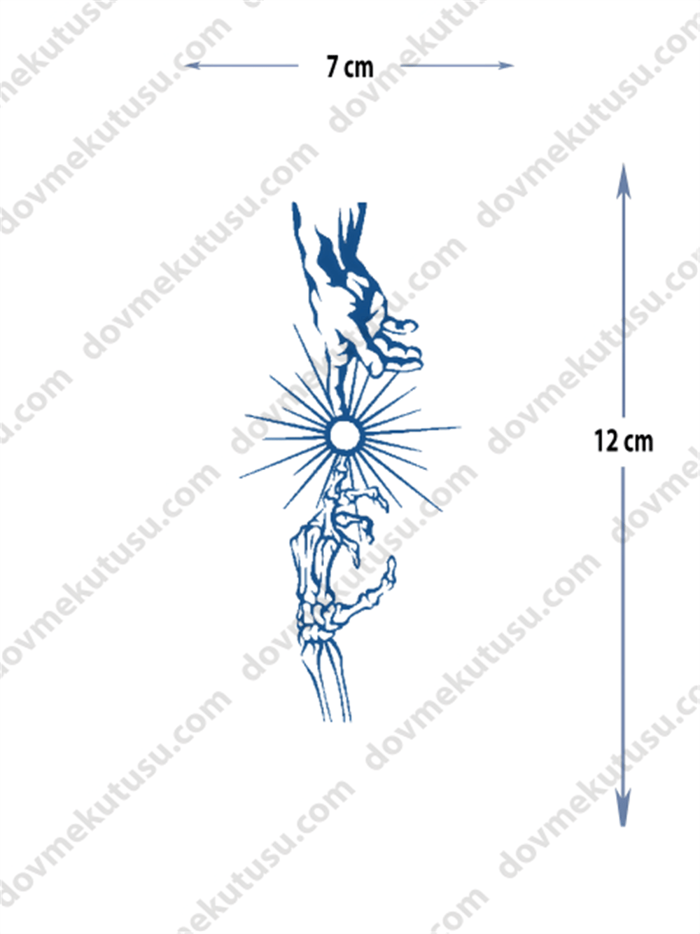 Yarı Kalıcı Küçük Boy Ruhsal Aydınlanma Dövmesi