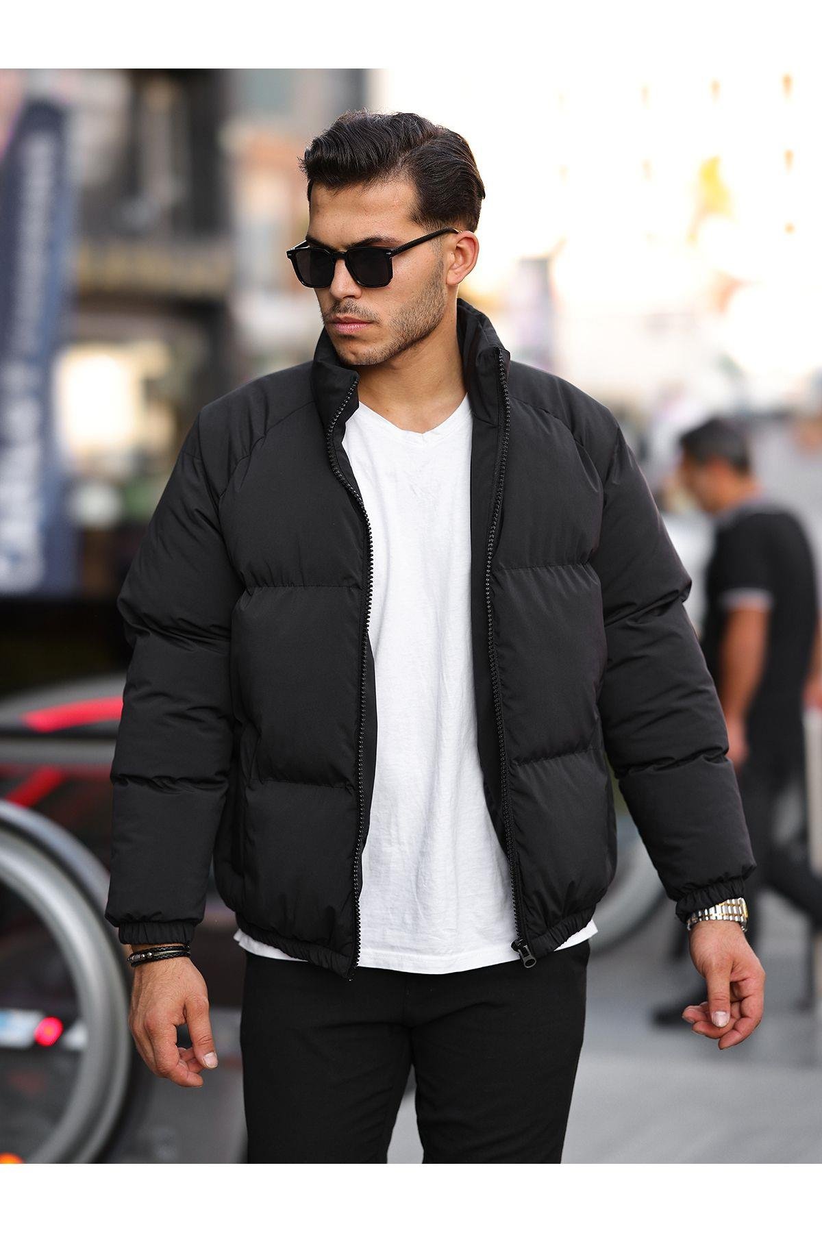 Erkek Şişme Mont Oversize Kışlık
