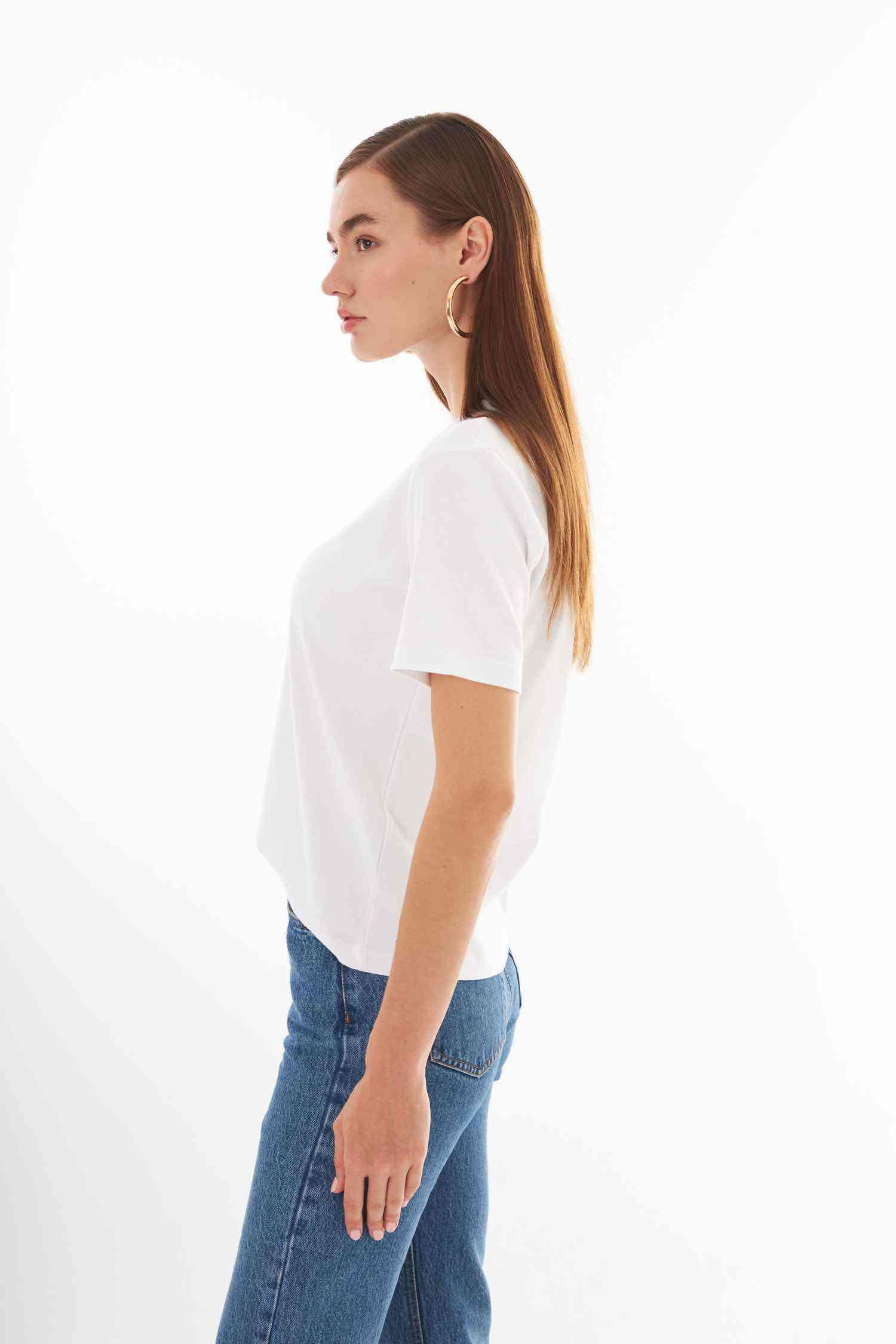 Anais Tshirt Beyaz 