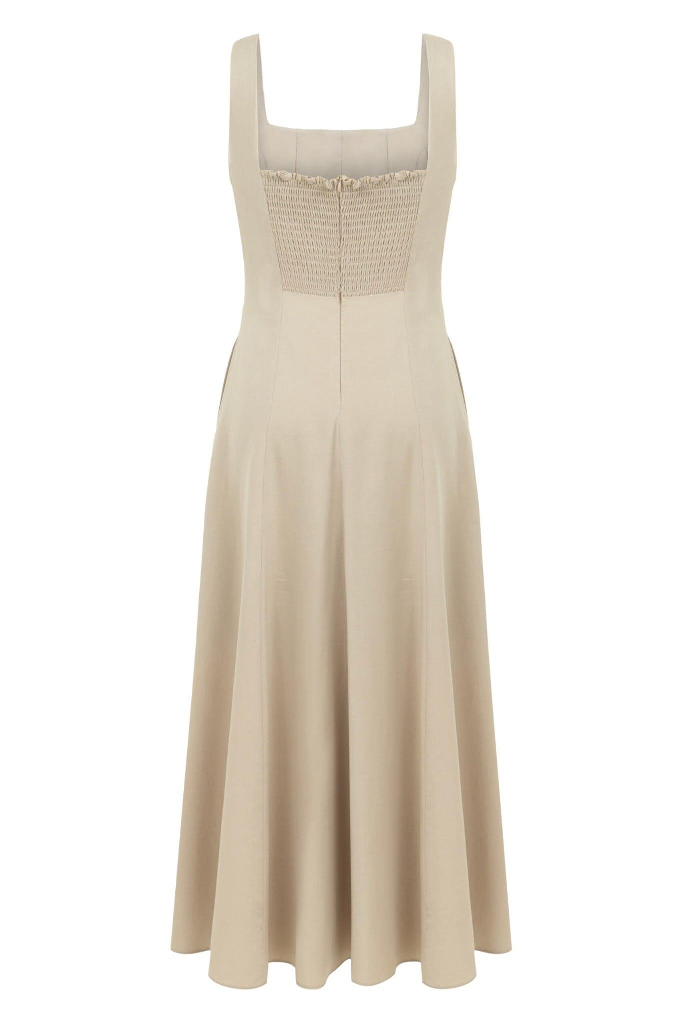 DORA DRESS BEJ