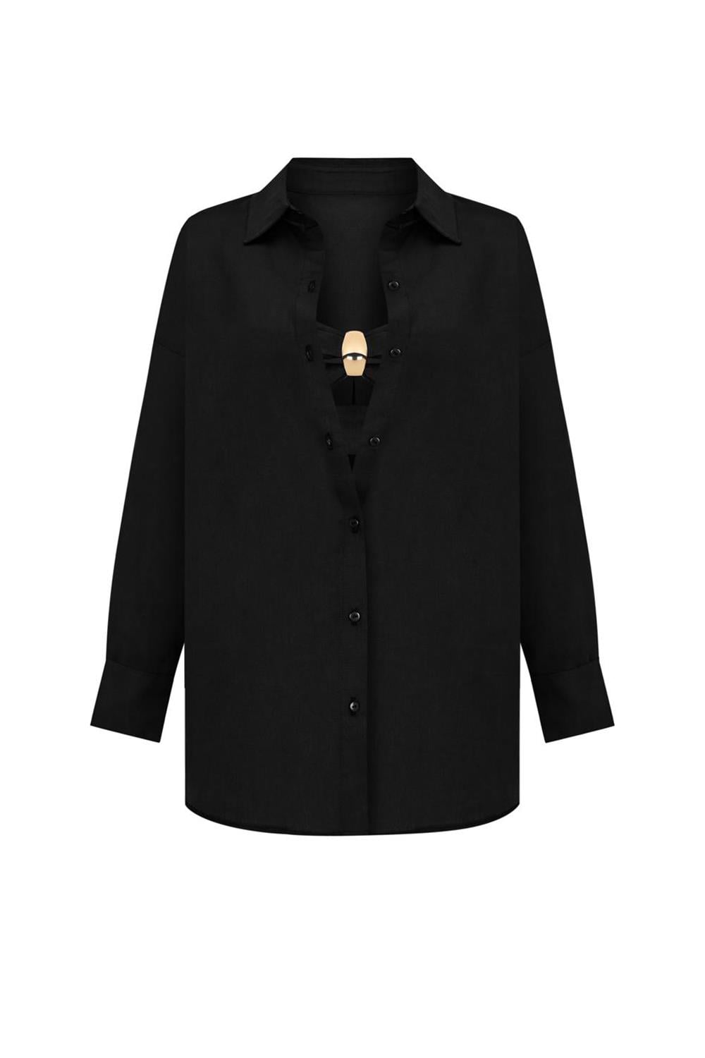 IVANCA SHIRT & TOP SİYAH