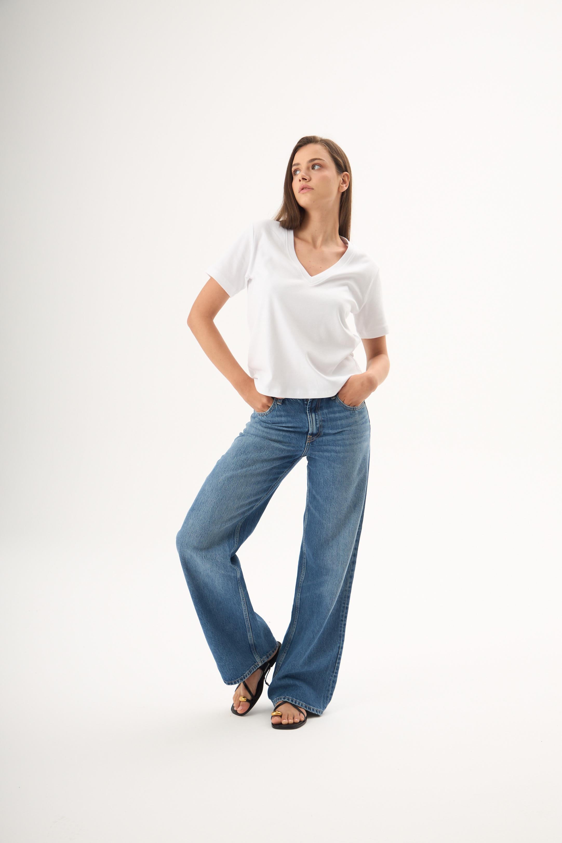 Karla Tshirt Beyaz 