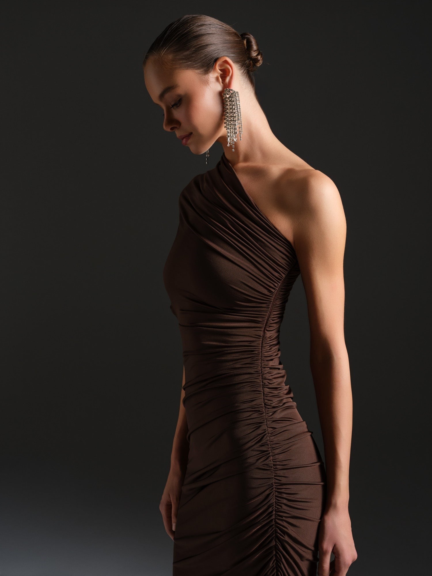 KYLA DRESS KAHVERENGİ