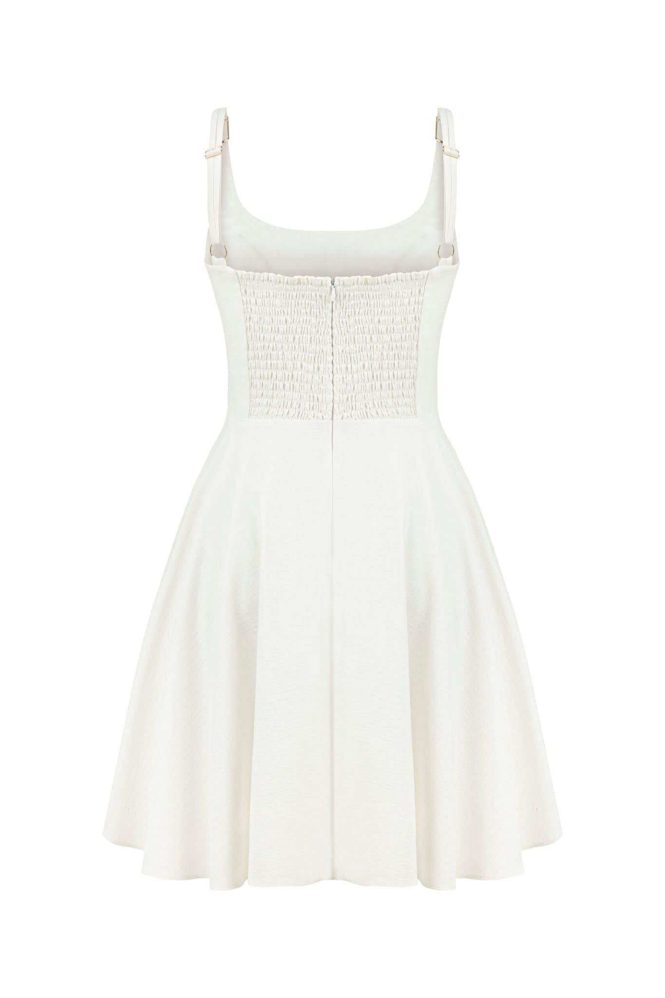 LEXİ DRESS BEYAZ