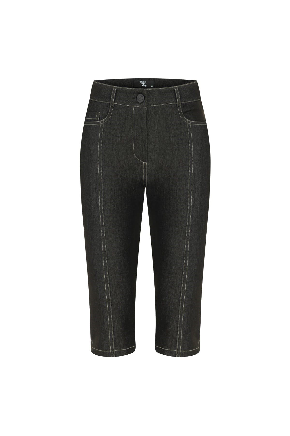 LUNA CAPRİ PANTOLON KAHVERENGİ