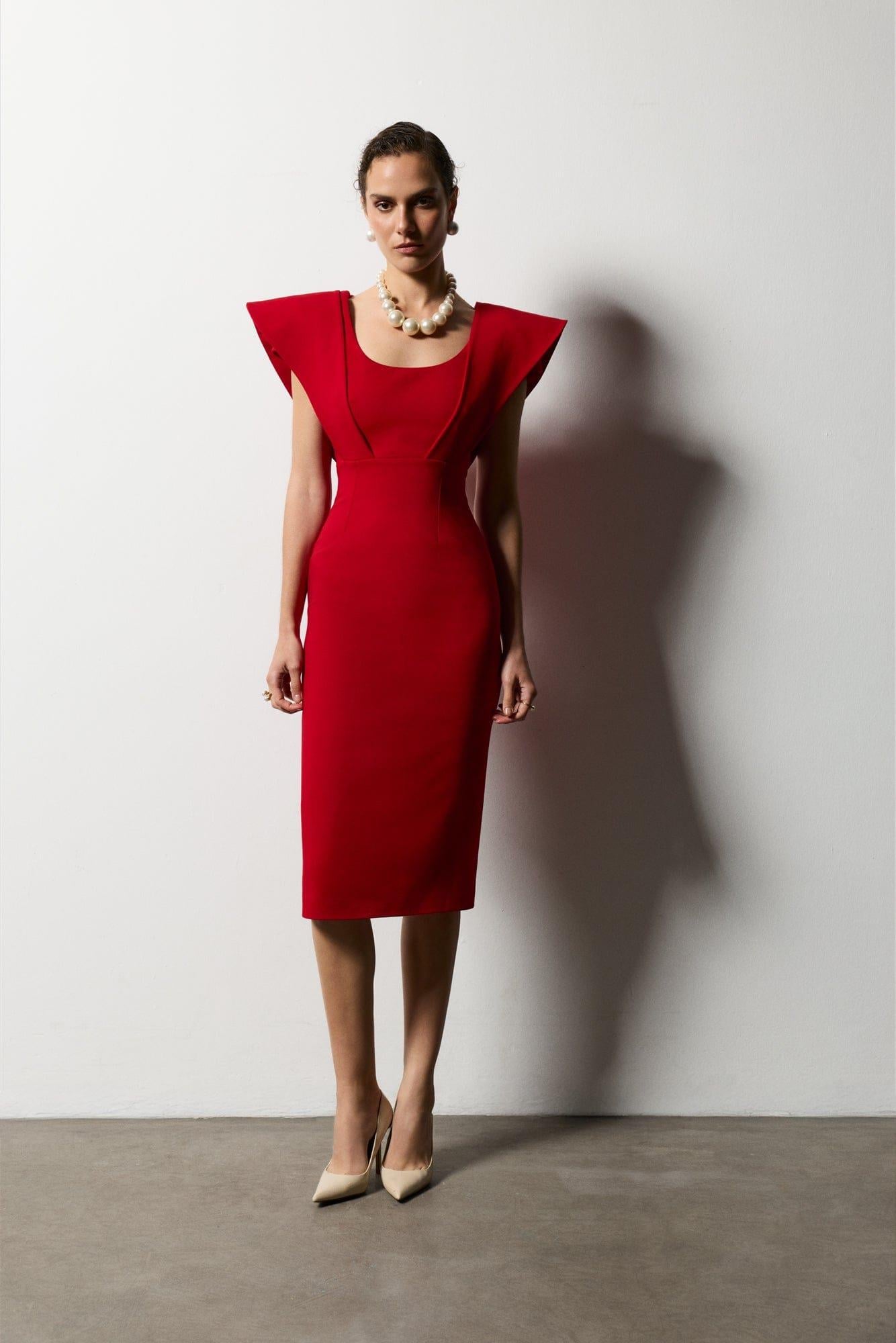 MİENA DRESS KIRMIZI