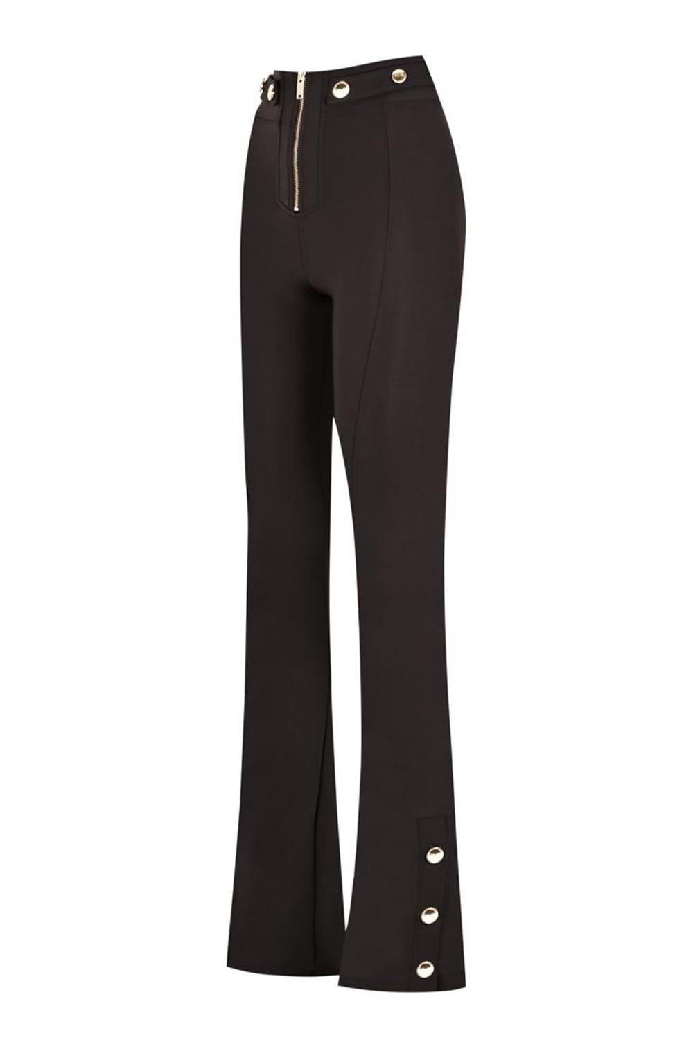 Scarlett Gold  Flare Leggins Haki 