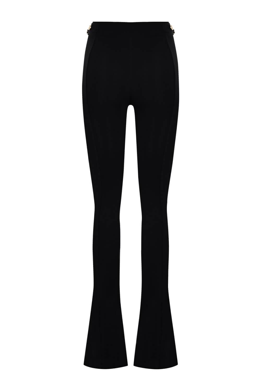 Scarlett  Gold Flare Leggins Siyah