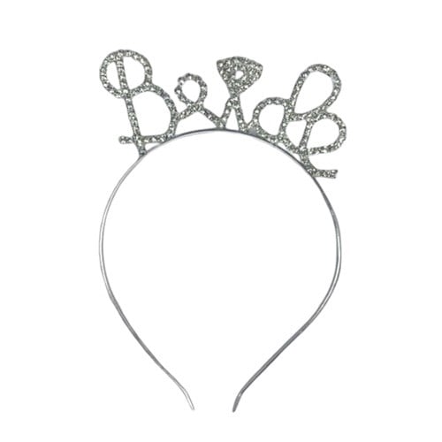 Bride Metal Taşlı Taç Gümüş