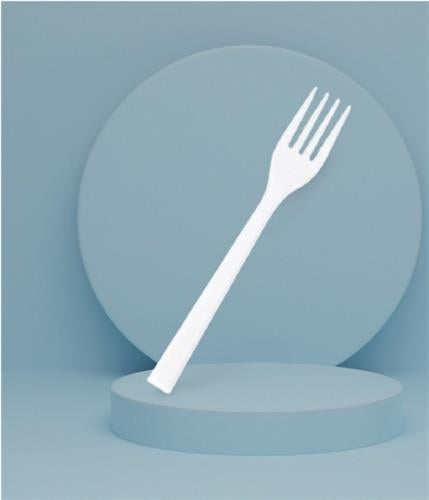 Çatal Plastik Beyaz 25 li