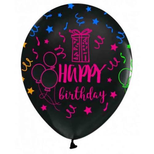 Happy Birthday Baskılı Uçan Balon
