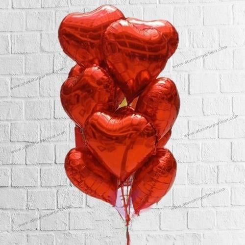 Kalpli Folyo Uçan Balon / Teslimat Dahil