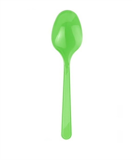 Kaşık Plastik Yeşil 10 lu