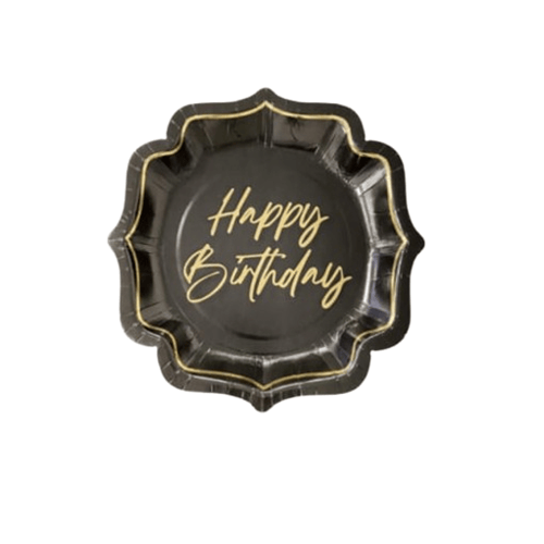 Luxury 8 Adet Happy Birthday Karton Tabak 