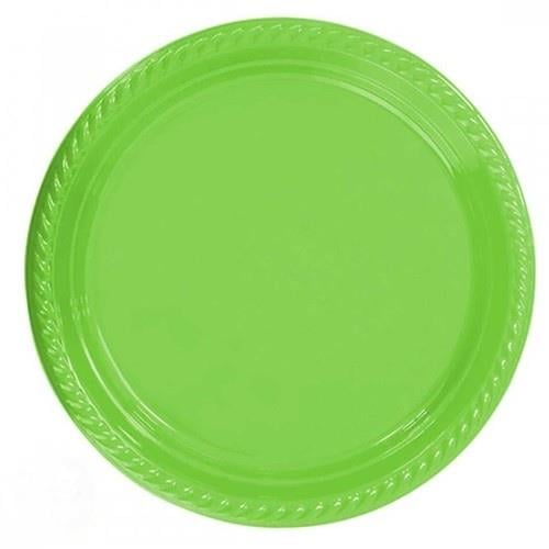 Plastik Yeşil Tabak 