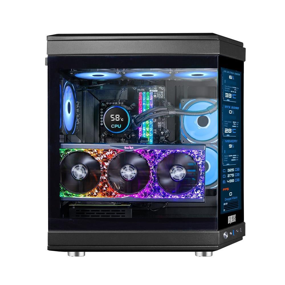Dragos Ghost Intel Ultra 9 285K 64GB DDR5 Ram 2TB 4.0 NVMe 16GB RTX5080 Oyun Hazır Sistem
