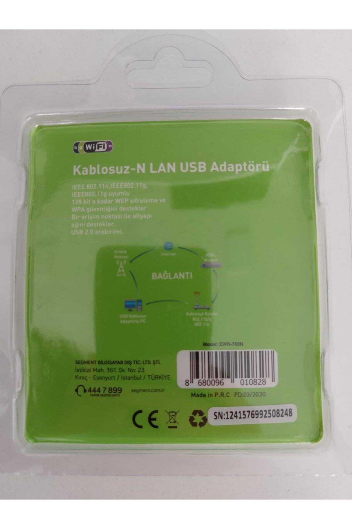 Ewn-760n 150mbps Usb 2.0 Wireless Adaptör