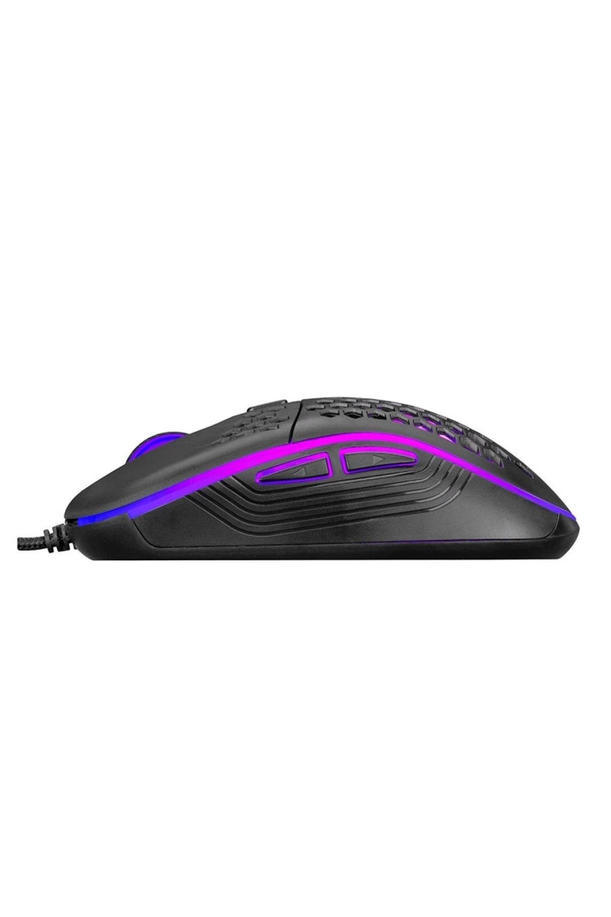 Hy-x6 Story Gamıng Oyuncu Mouse Siyah