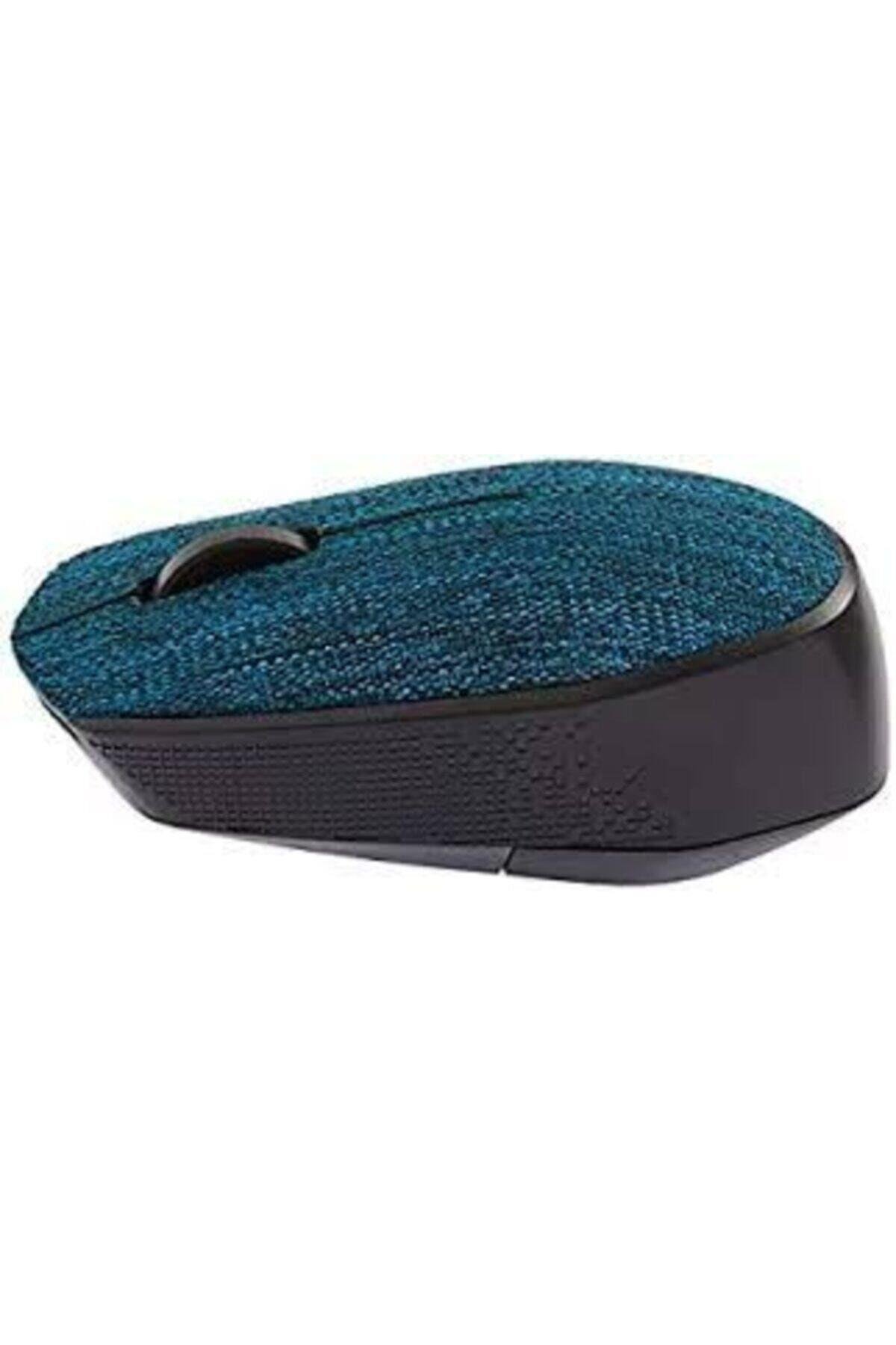 Km-218 2.4ghz Kablosuz Usb Mouse Mavi Kumaş Yüzey Nano Alıcılı Scroll Tuşlu