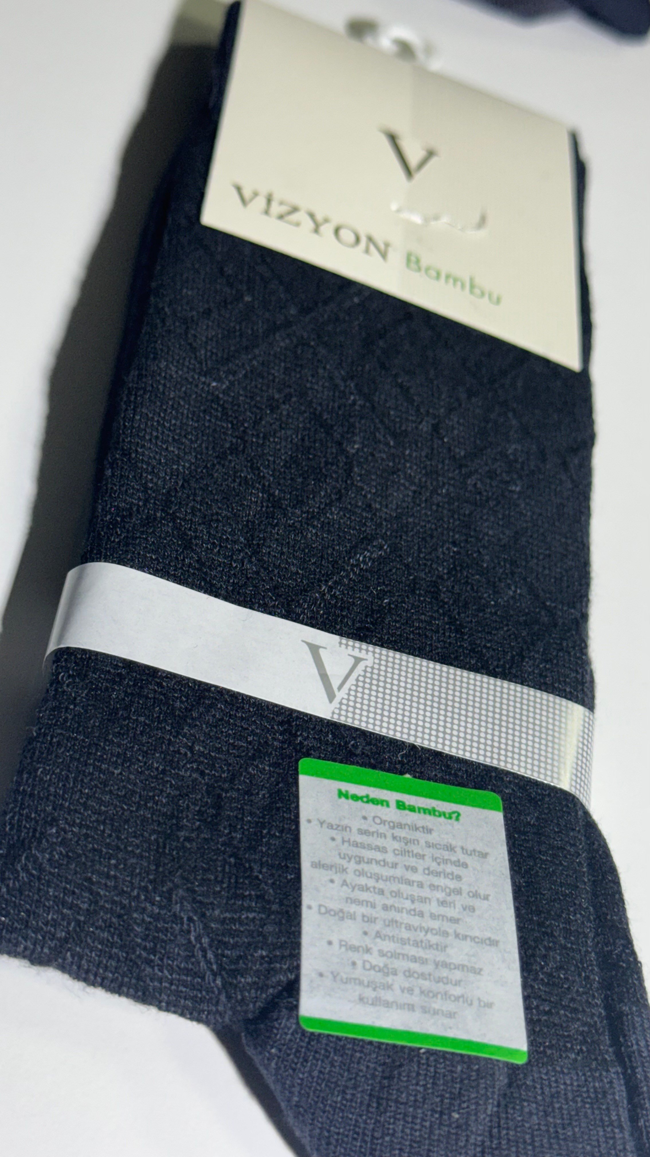 Erkek Bambu Çorap Premium Dikişsiz 01 (Tekli)