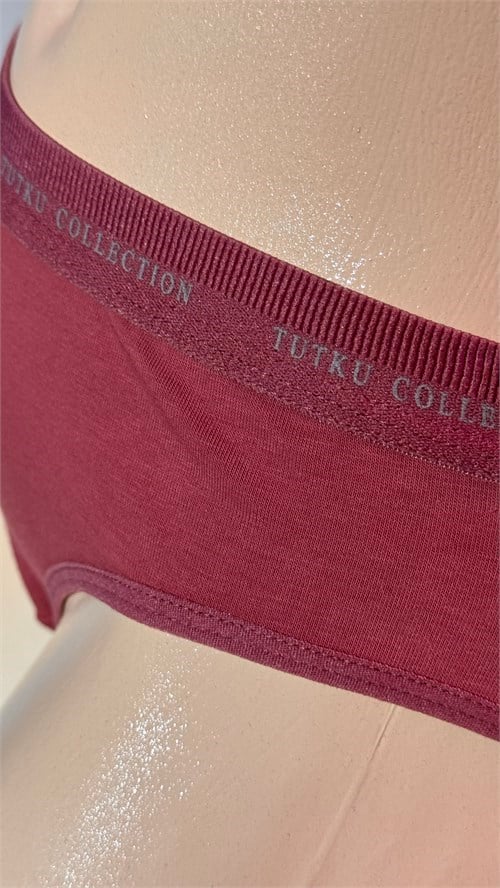 Tutku Kadın Pamuklu Bikini Külot - %100 Pamuk Günlük İç Giyim Asorti06