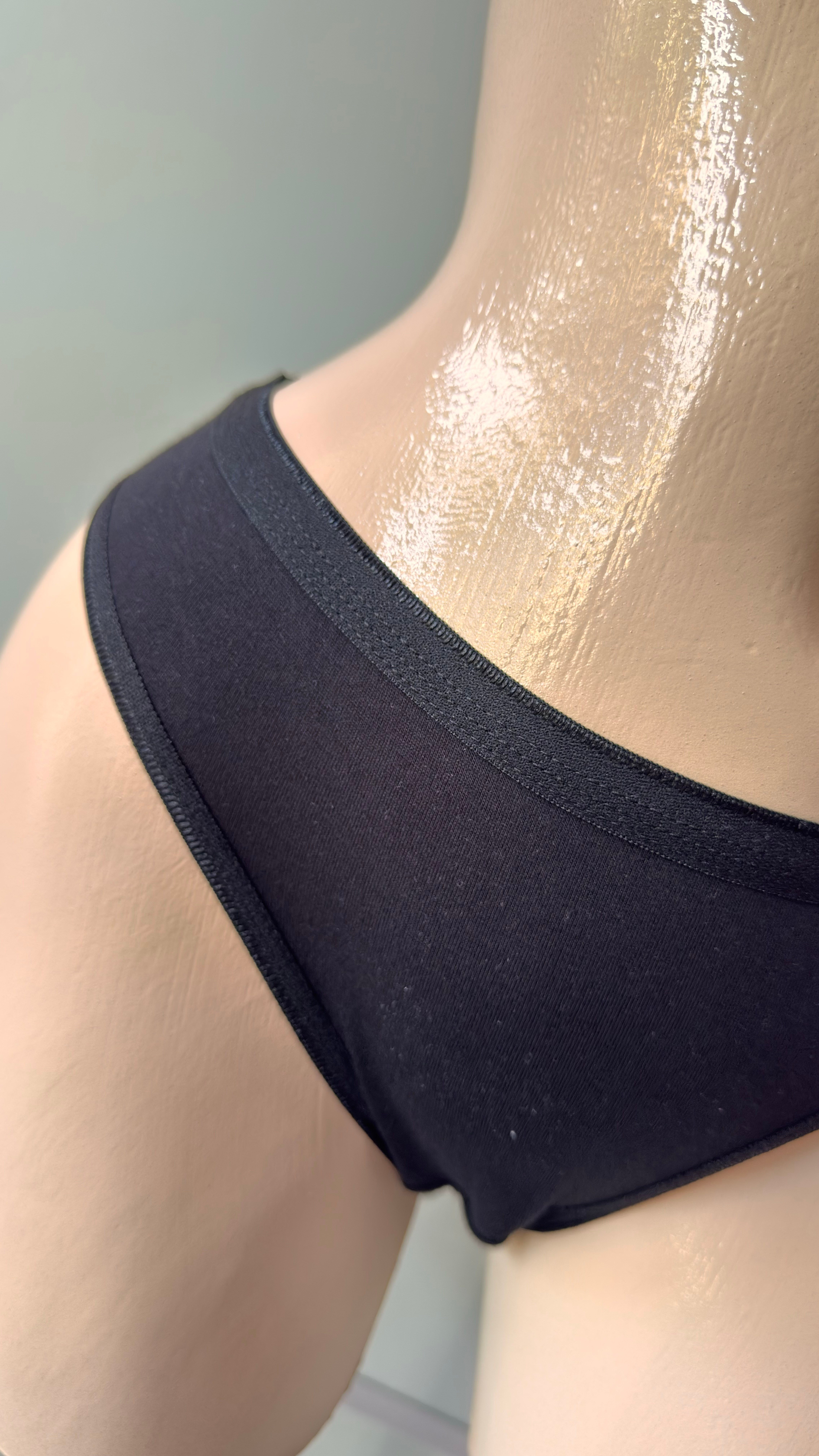 Tutku Kadın Pamuklu Bikini Külot - %100 Pamuk Günlük İç Giyim Siyah