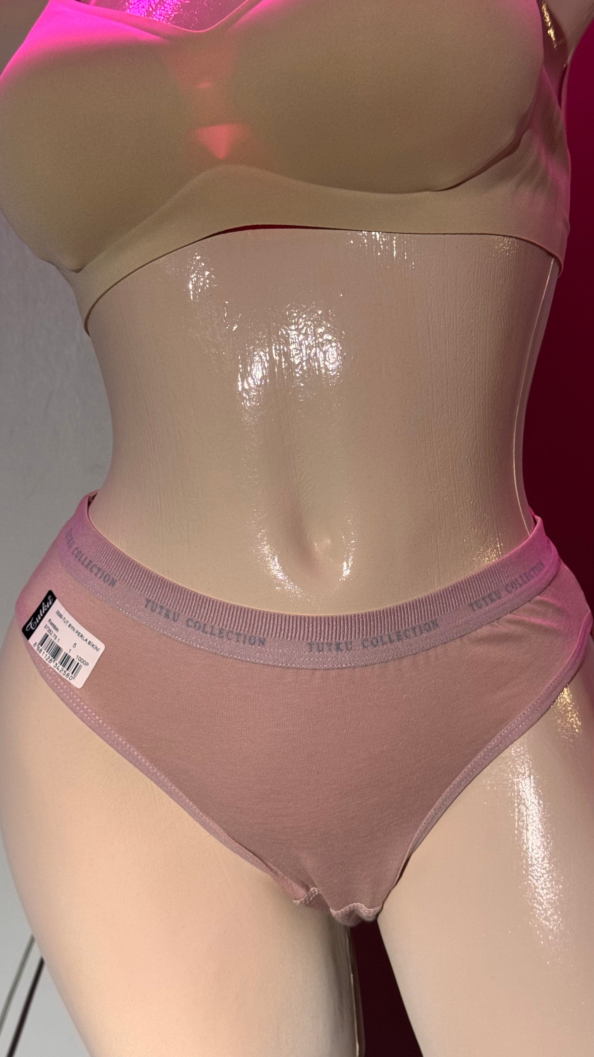 Tutku Kadın Pamuklu Bikini Külot - %100 Pamuk Günlük İç Giyim Asorti06