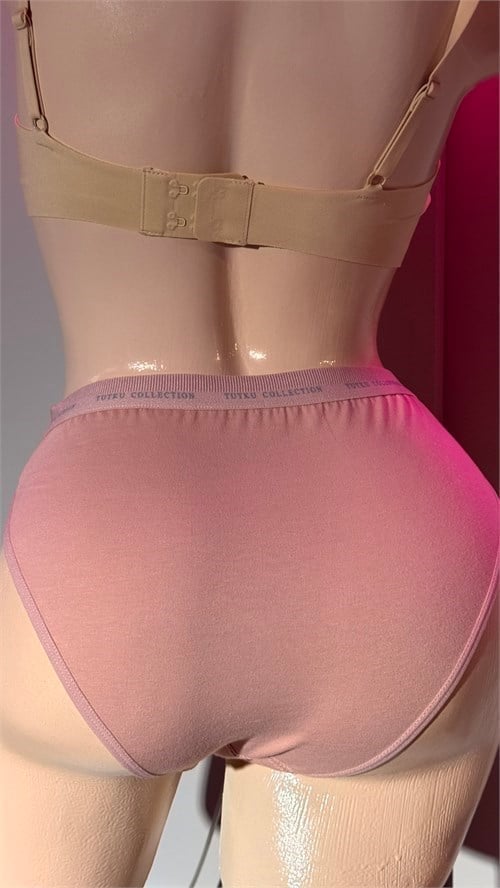 Tutku Kadın Pamuklu Bikini Külot - %100 Pamuk Günlük İç Giyim Asorti06