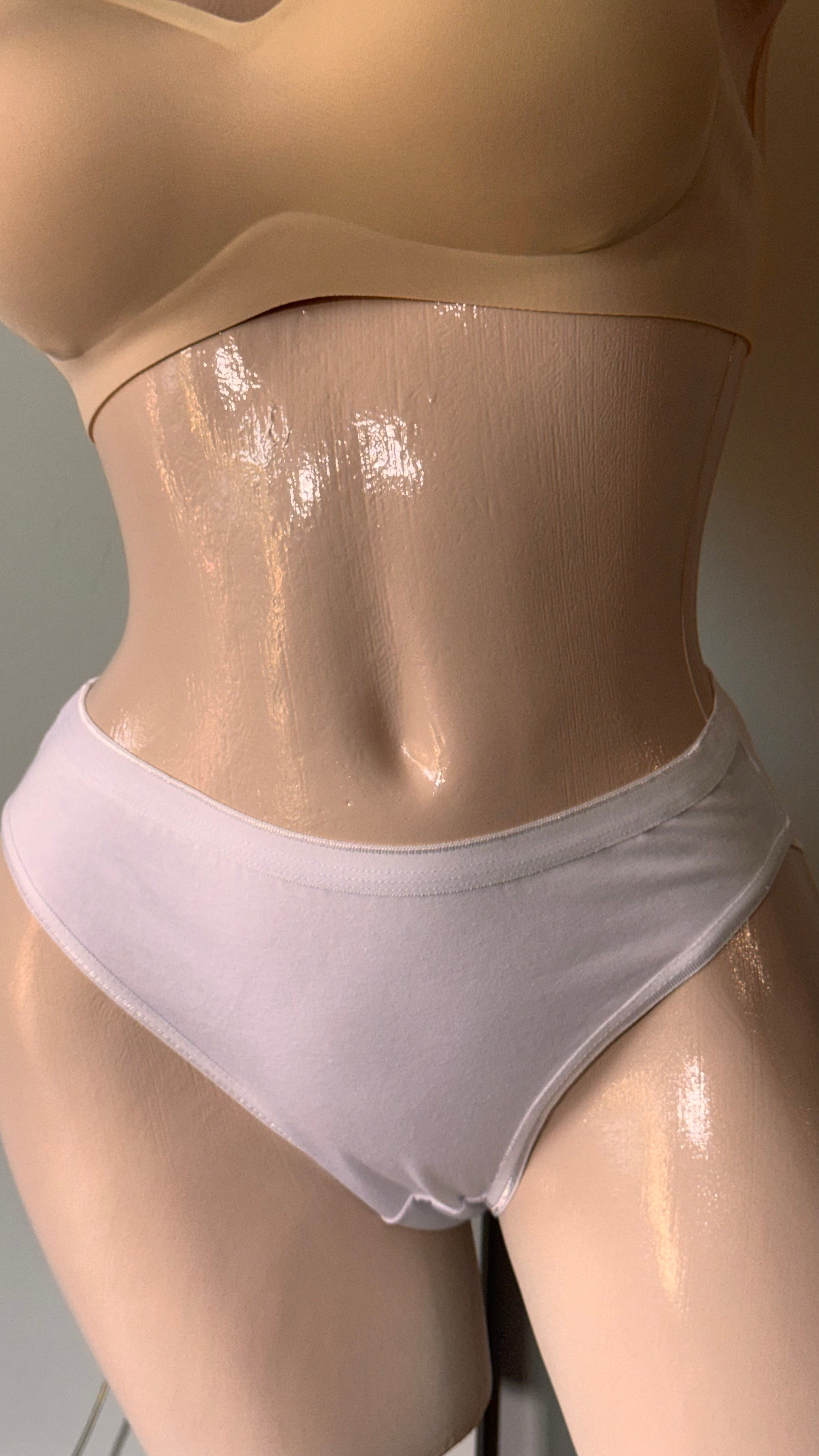 Tutku Kadın Pamuklu Bikini Külot - %100 Pamuk Günlük İç Giyim Beyaz