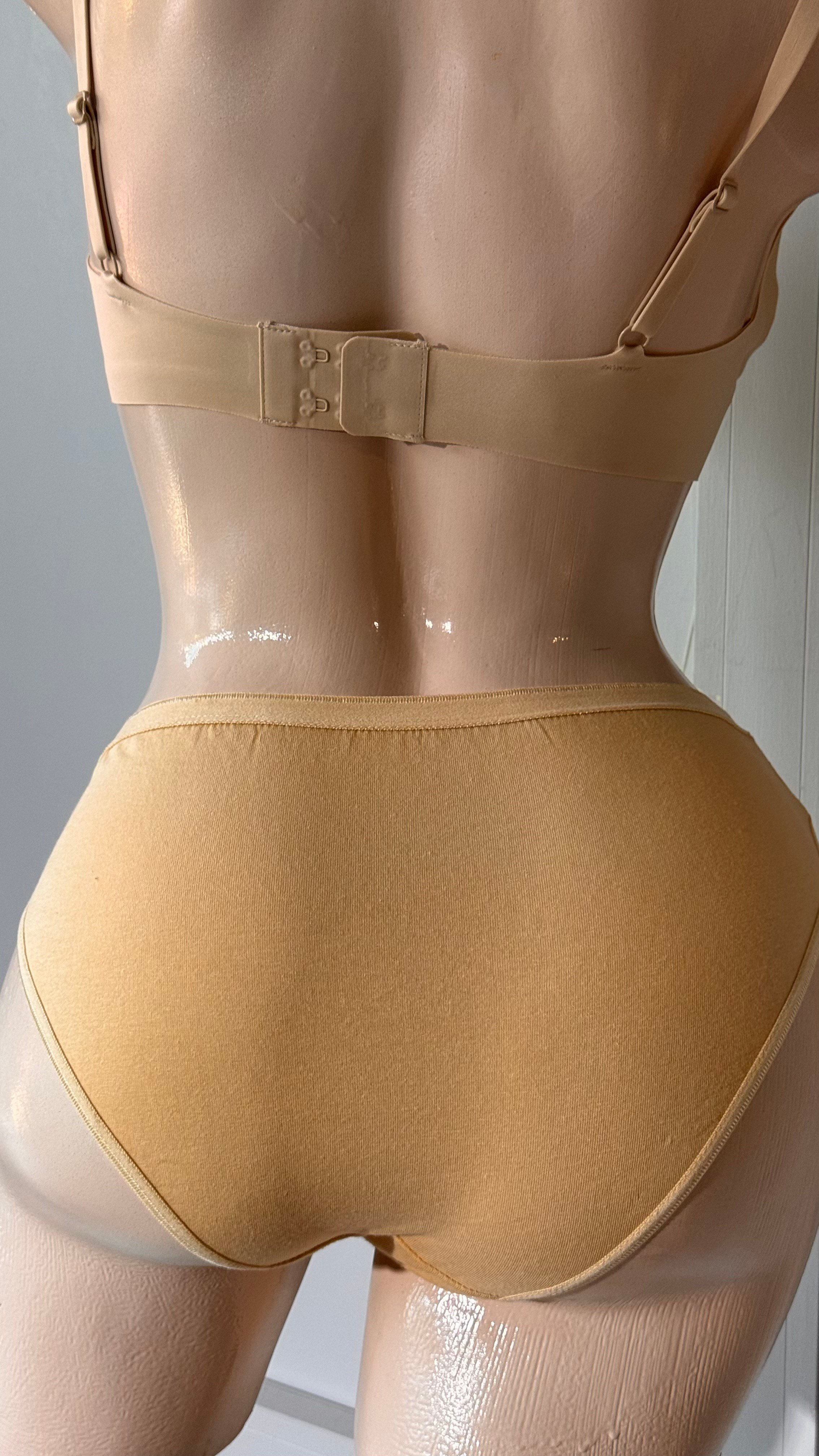 Tutku Kadın Pamuklu Bikini Külot - %100 Pamuk Günlük İç Giyim Ten