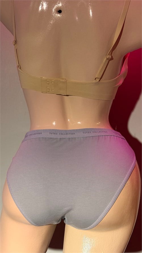 Tutku Kadın Pamuklu Bikini Külot - %100 Pamuk Günlük İç Giyim Asorti06