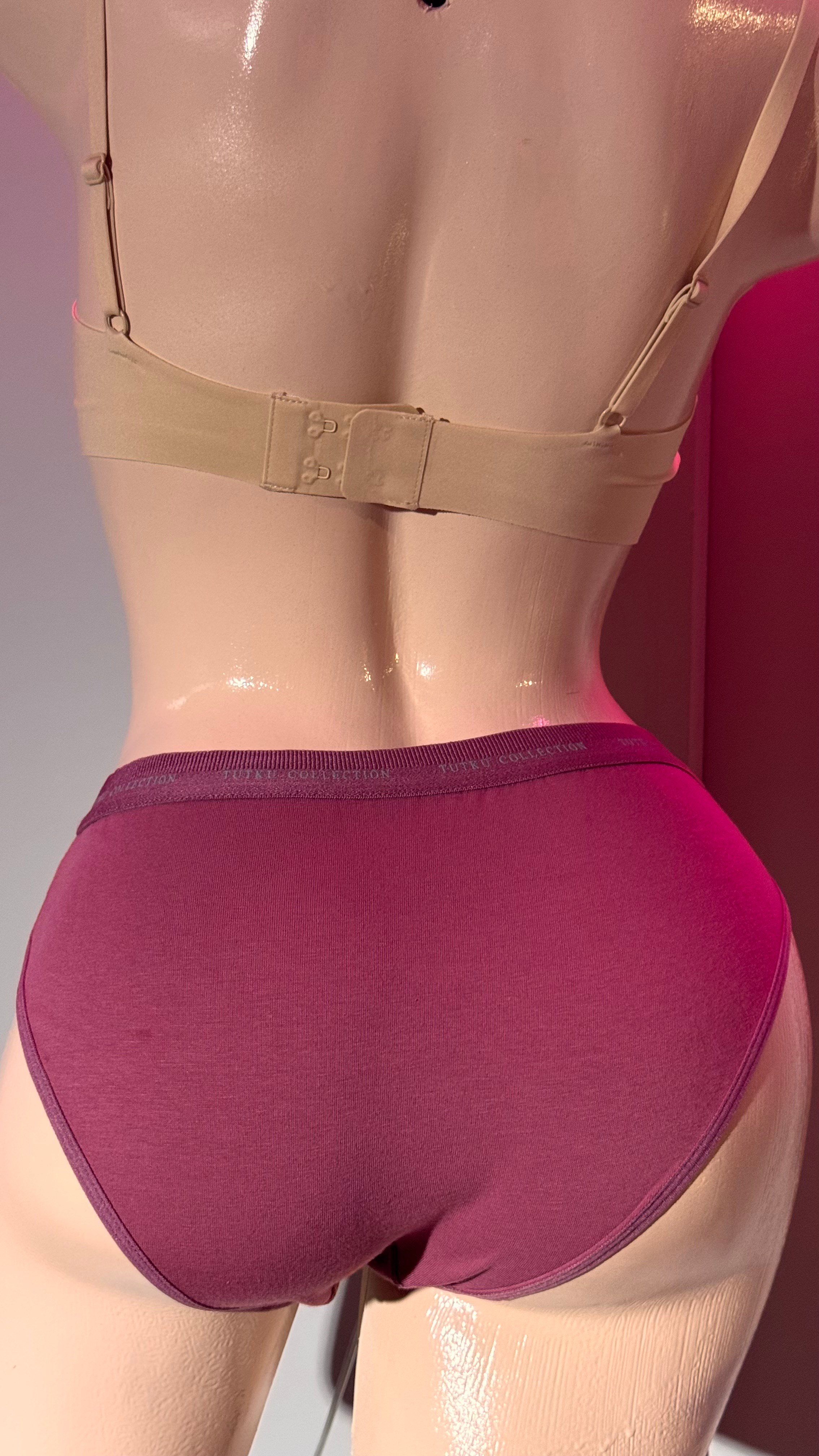 Tutku Kadın Pamuklu Bikini Külot - %100 Pamuk Günlük İç Giyim Asorti06