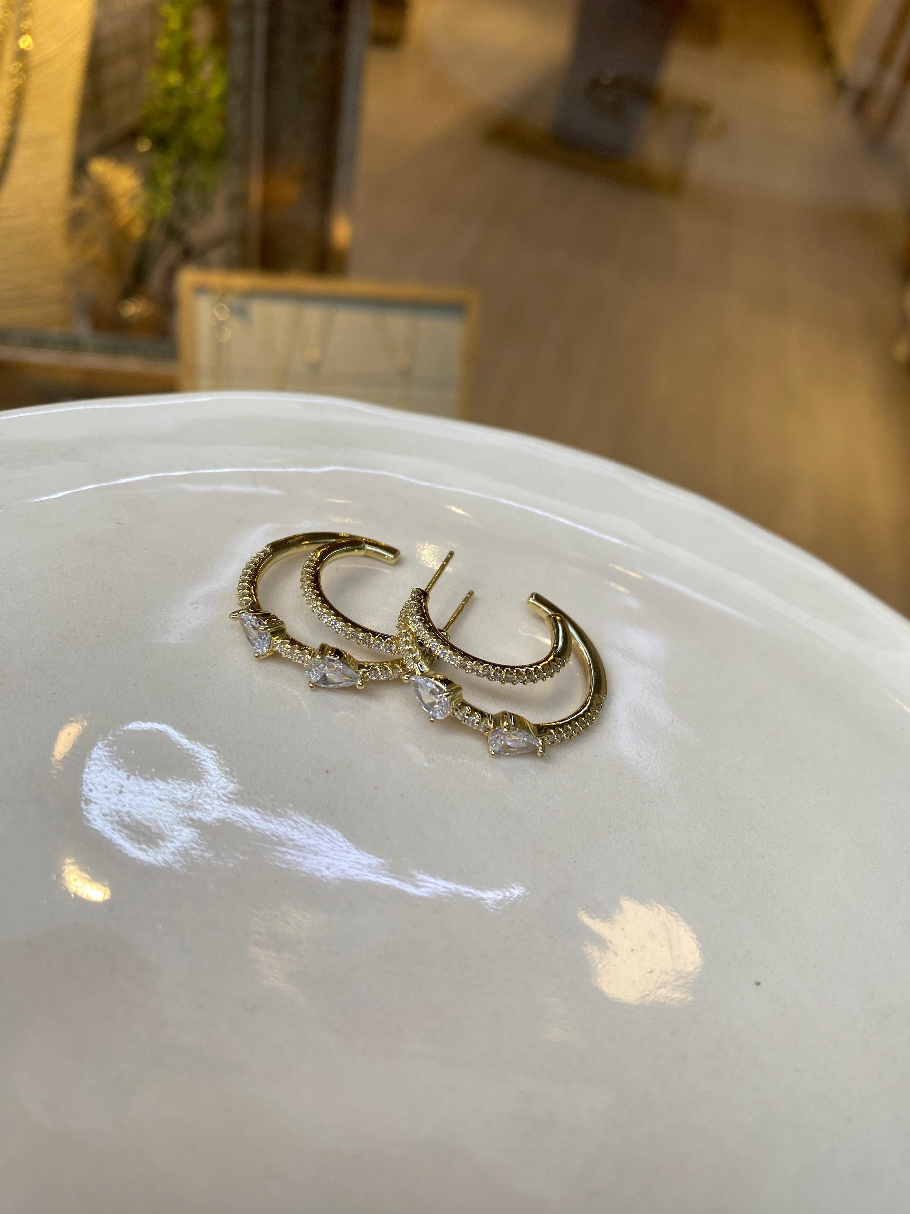 Gold 14 K Küpe 1