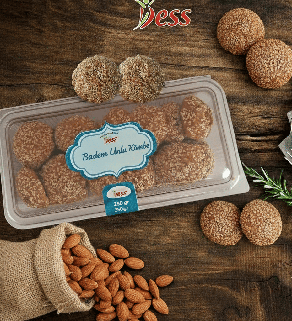 Badem Unlu Kömbe 250 gr paket 