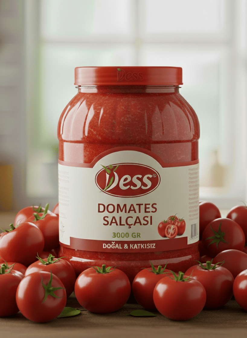Domates Salçası 3000 gr Pet Kavanoz 