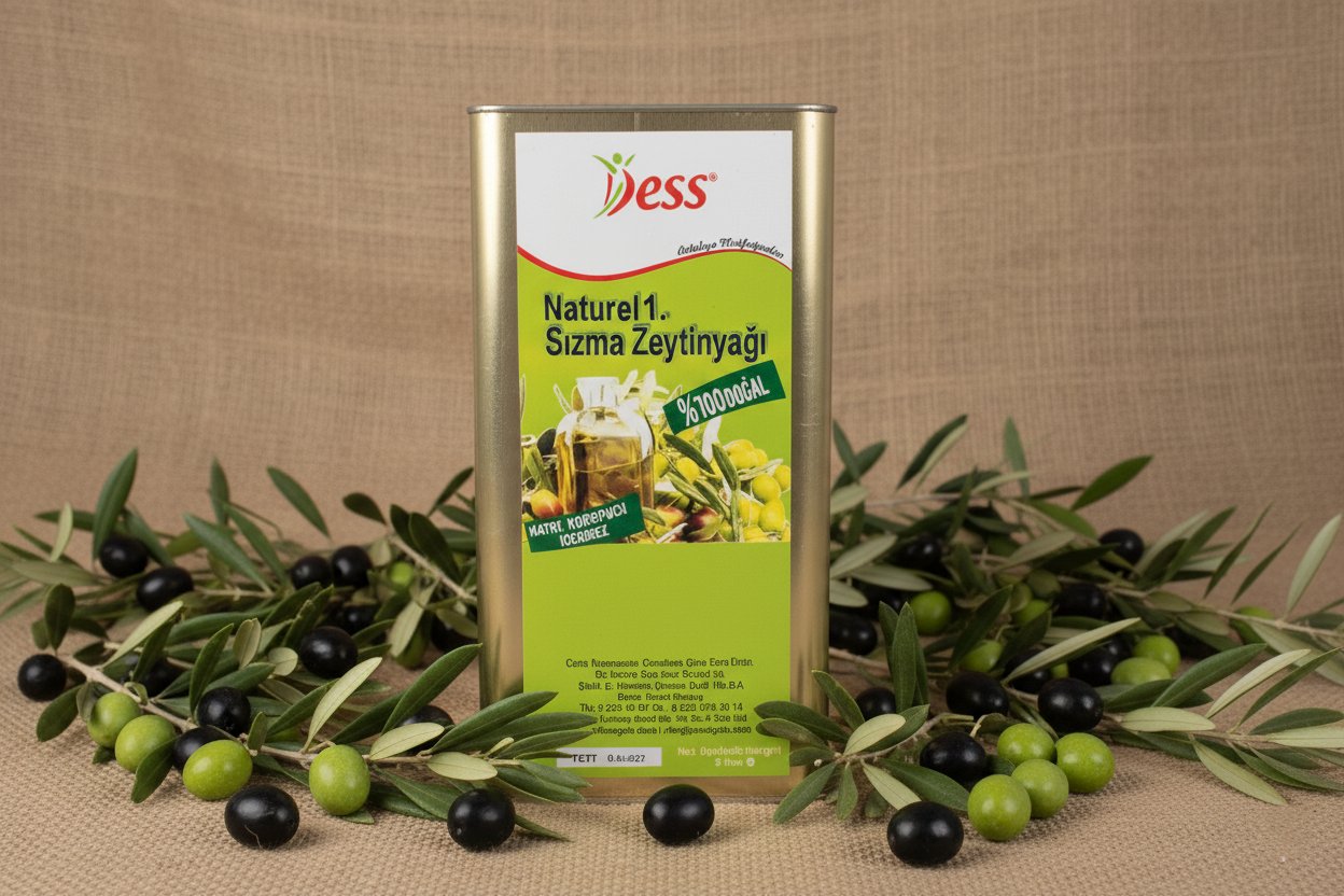 Zeytinyağı Sızma Natural 1 -5 LT Teneke 