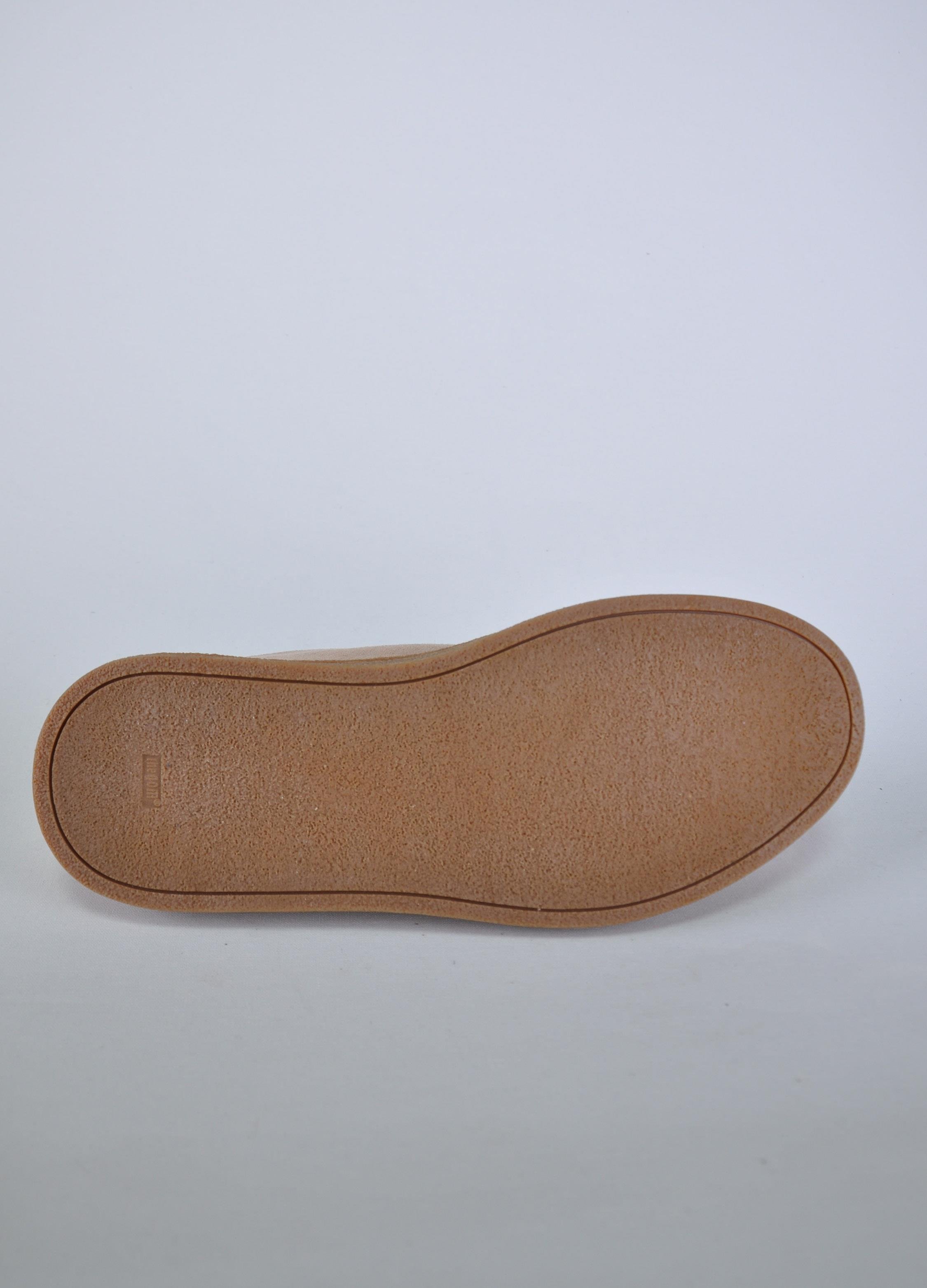 Dimattia Erkek Nubuk Deri Bağcıklı Loafer U008037 KREM