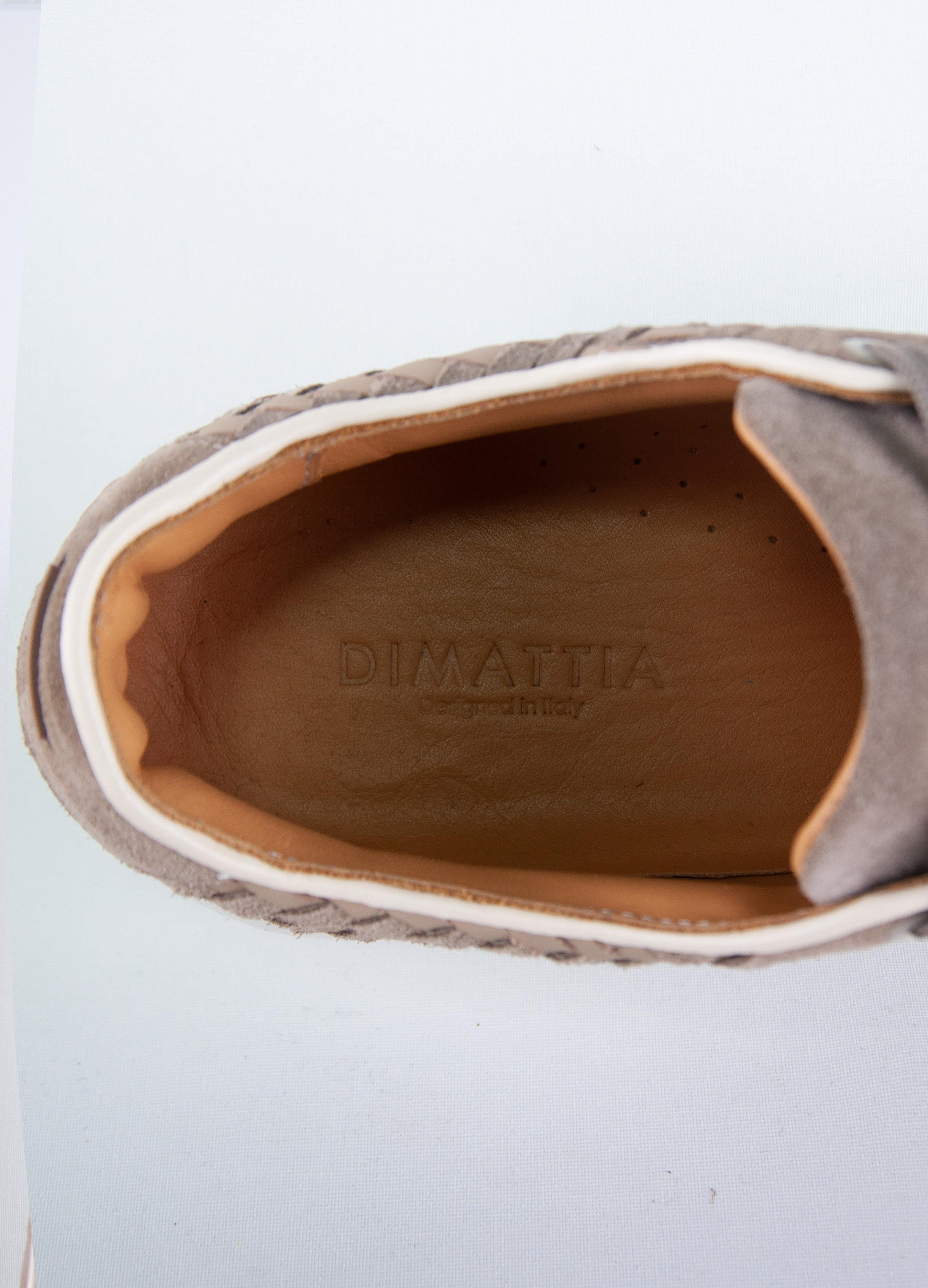 Dimattia Erkek Nubuk Deri Bağcıklı Sneaker Ayakkabı U008040 KAHVE
