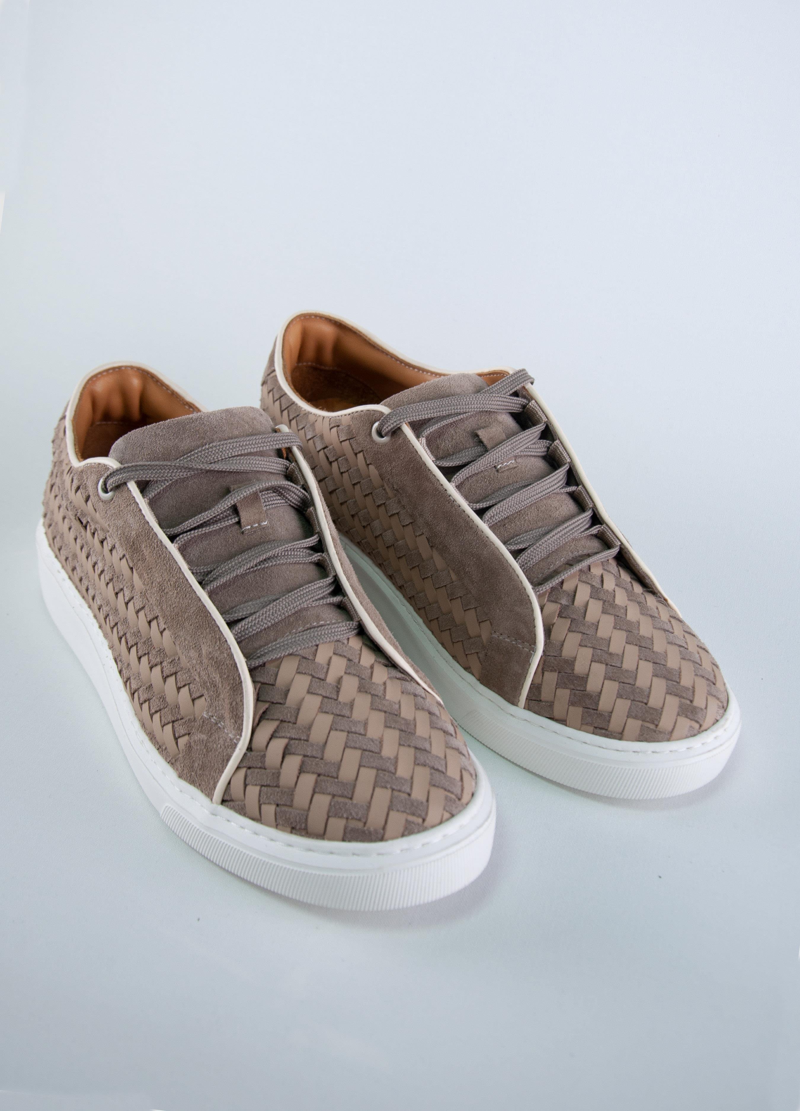 Dimattia Erkek Nubuk Deri Bağcıklı Sneaker Ayakkabı U008040 KAHVE