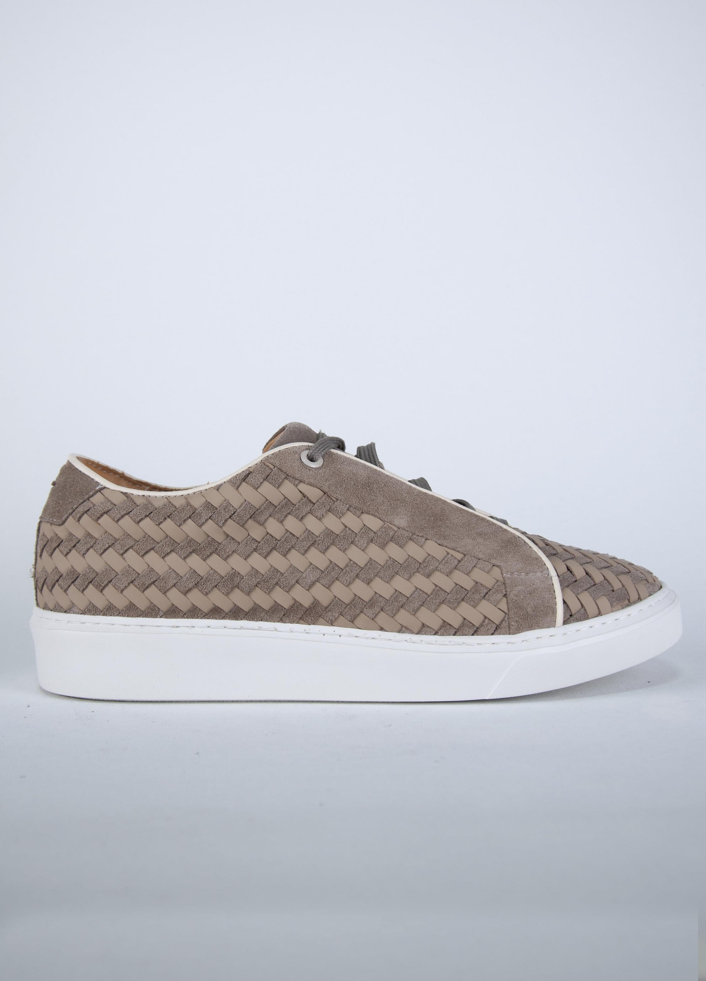 Dimattia Erkek Nubuk Deri Bağcıklı Sneaker Ayakkabı U008040 KAHVE
